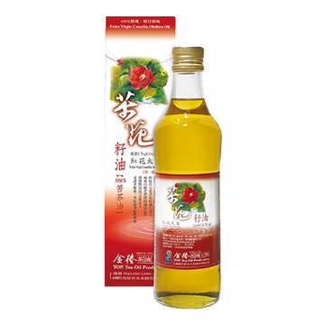 金椿茶油工坊 紅花大菓 茶花籽油 苦茶油 500ml