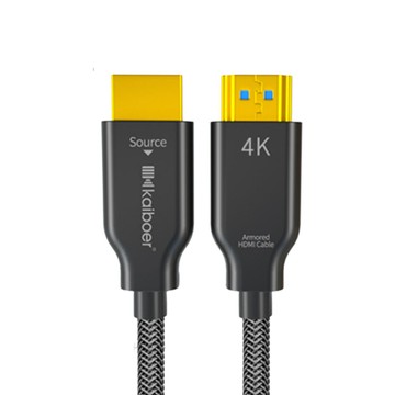 Kaiboer 劇院首選 HDMI2.0光纖二代4K超高畫質影音編織傳輸線 2M