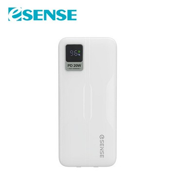 【ESENSE 逸盛】免帶線 10000 PD快充行動電源 白色【三井3C】