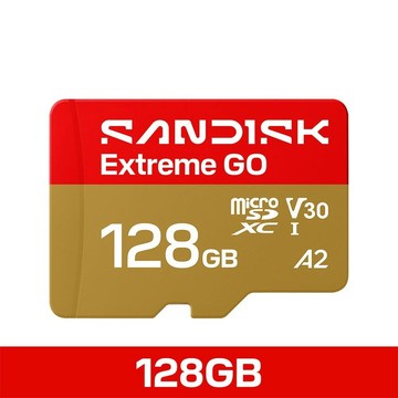 SANDISK Extreme® GO microSD™ UHS-I 128GB 記憶卡(代理商貨)