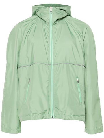 Robyn Lynch - ripstop hooded lightweight jacket - men - Wool/Polyamide - XL - Green