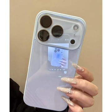 ins高級秒變17大視窗玻璃殼適用iPhone17帶鏡頭膜手機殼15pro新款