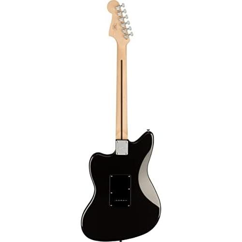 フェンダーSquier Affinity Jazzmaster Metallic Black Bundle with Frontman 10G A