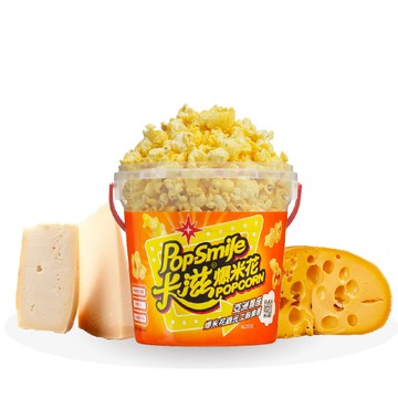 卡滋-蝴蝶爆米花-巧達起司(甜)(150g/桶裝)