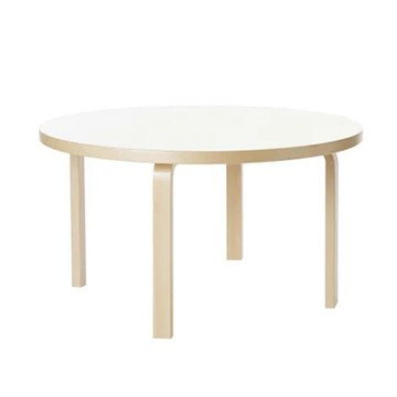 Aalto Children's Table round 兒童圓桌（白色桌面、Ø 100 公分）