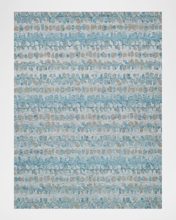 Colorplay Hand-Tufted Turquoise Rug, 10' x 14'
