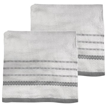 石墨烯浴巾 台灣製 135 x 70cm 233g 棉紗  灰色  2條