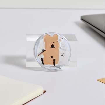 DINOTAENG經典-棉花糖之友MagSafe氣囊支架