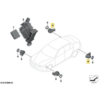 BMW 純正 超音波センサー パーキング アシスト パーキング操作アシスト