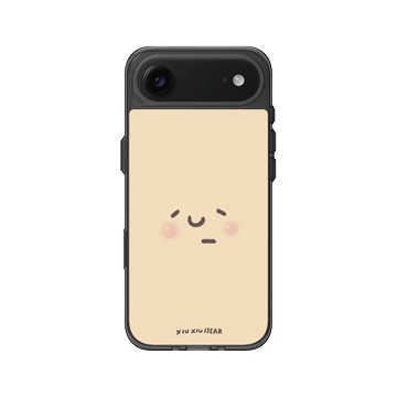 iPhone Air Clear (相機按鈕) 酷墨灰 - 咻咻熊 XiuXiubear - 泥泥臉