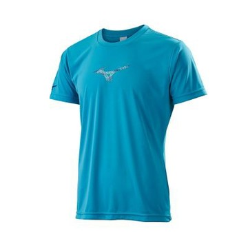 【MIZUNO 美津濃】 羽球短袖T恤  圓領短袖T恤 男 - 72TAB50623