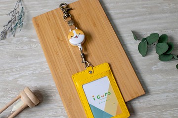 i好鉤 伸縮證件套組 -滿滿動物系列 / 滿滿柯基_AVA7