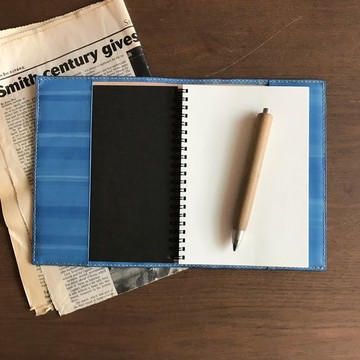 真皮書套│無印良品B6尺寸│極簡版│天空藍│book jacket