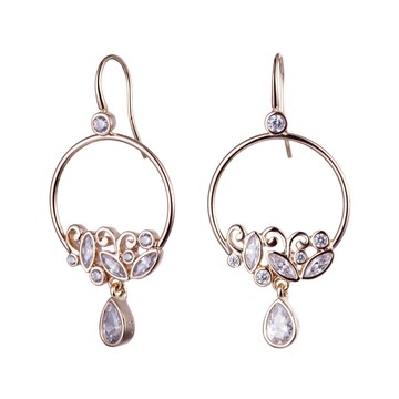 SOIRÉE BY N.Y. 蒔華芮︱巴黎時光水滴耳環(共三色)