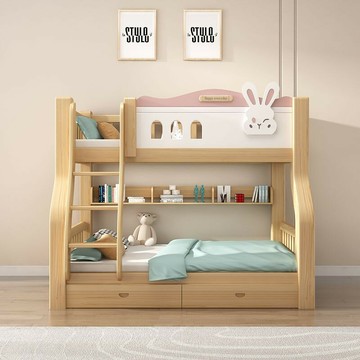 免運公司貨 樹屋床 兒童床 新款实木儿童床 上下床 成人多功能卧室床 宿舍子母床 小户型高低床 铺 可開發票 全館五折 工廠現貨直銷 新品特價 z11012