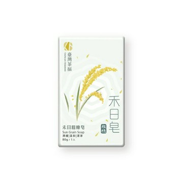 臺灣茶摳禾日粗糠皂_80g