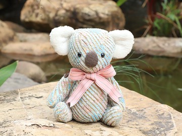 【拼布特色設計】拼布割絨-憨態可掬的考拉寶寶