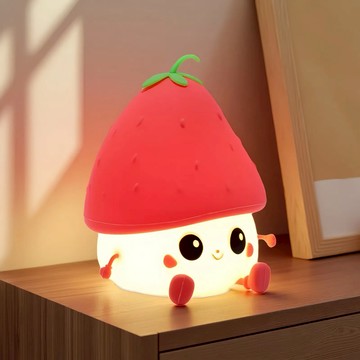 🧡畢業快樂【COZY PLUS+】莓煩惱七彩語音拍拍燈小夜燈充電拍拍燈 APR30#CP0206 禮物 拍拍燈 小台燈 生日禮物 交換禮 畢業禮物