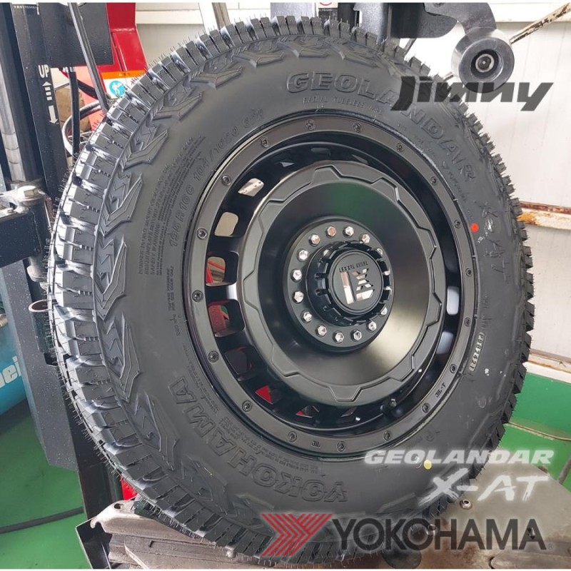 サマータイヤ JB74 ジムニーシエラ 新品タイヤホイール4本セット ヨコハマ ジオランダー X-AT 235/70R16 | LINEショッピング