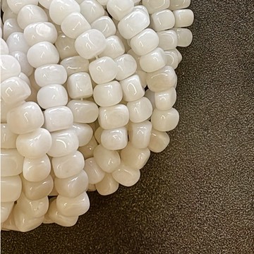 拾悦手作材料/隨機出貨不挑選/約12x9mm+天然塔型中孔漢白玉石條珠/串珠編繩/DIY半成品/台灣現貨出貨不用等待