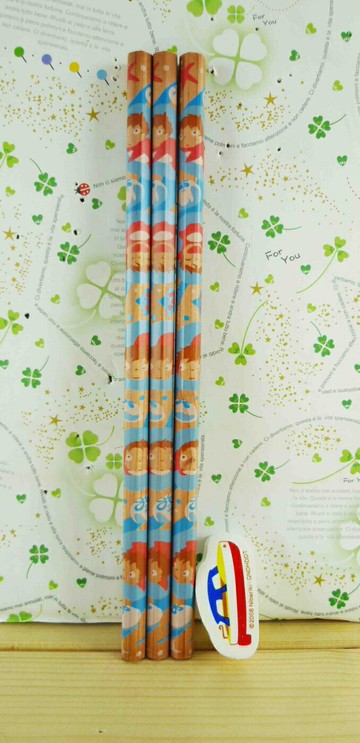 【震撼精品百貨】崖の上のポニョ 崖上的波妞 鉛筆(三入) 震撼日式精品百貨