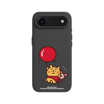 iPhone Air SolidX 黑 - 迪士尼-小熊維尼 Disney Winnie The Pooh - 插畫家系列(卡娜赫拉) - 維尼小豬飛高高