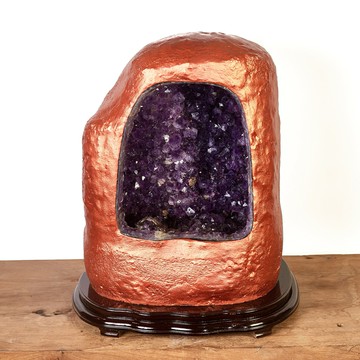 【轉運水晶】大型紫晶洞(手打洞)  玄關處 招財 聚財 好磁場