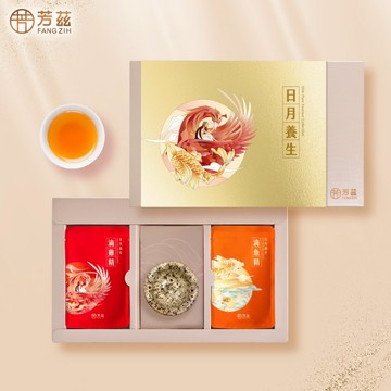【快速出貨】【芳茲】雞魚饗宴(滴雞精+滴魚精) 禮盒(含天目釉品茗杯) 贈精美提袋