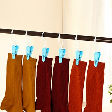 Keyway聯府  可吊式衣夾(10入) / 曬衣夾 衣物夾 吊襪夾 毛巾夾 固定夾  F621【139百貨】