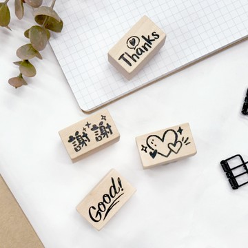四季SEASON 印章-心謝/Good/中謝/愛心
