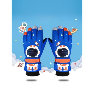 滑雪之家兒童手套男女童秋冬款韓版加厚保暖防水可愛學生騎車滑雪