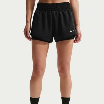NIKE 短褲 女 運動褲 速乾 AS W NK ONE DF MR 3IN 2N1 SRT 黑 DX6013-013