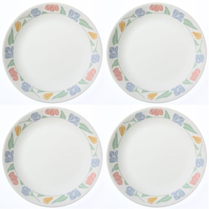 コレール リビングウェアー ディナープレート ４点セット お皿 26cm フレンドシップ Corelle Livingware 10-1/4-Inch  Dinner Plate (Set of 4) Friendship | LINEショッピング