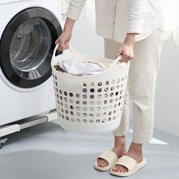 折疊臟衣簍家用衛生間浴室透氣鏤空北歐風衣褲臟衣籃收納筐ins風