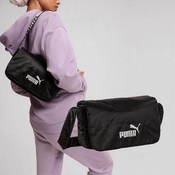 Puma 彪馬 肩背包 Core Up Baguette 女款 黑 磁扣 隨行包 小包 側背包 09065401
