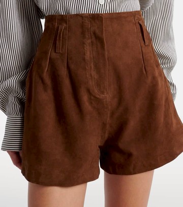 The Frankie Shop Lise suede shorts