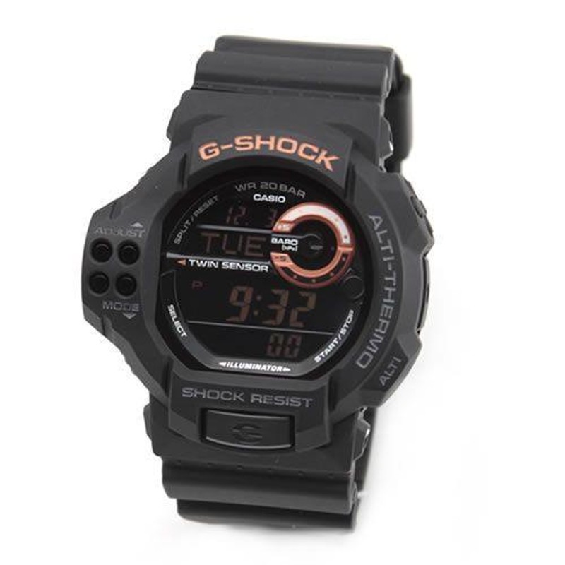 カシオ 「G-SHOCK 海外モデル」 ツインセンサー GDF-100-1B | LINE