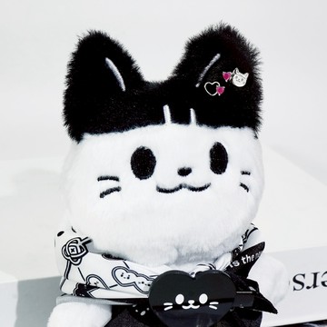 STORY故事銀飾-doudle studio經典系列-I.Love喵喵不對稱純銀耳環