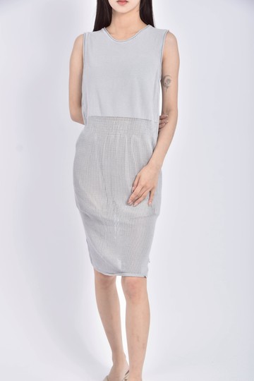 (S) 質感針織鏤空綠色短袖上衣