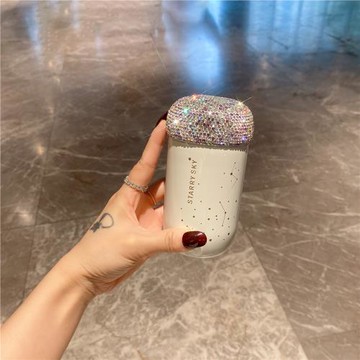 德國Canim Kalse 迷你星空保溫杯高顏值輕奢鑲鉆不銹鋼水杯便攜杯
