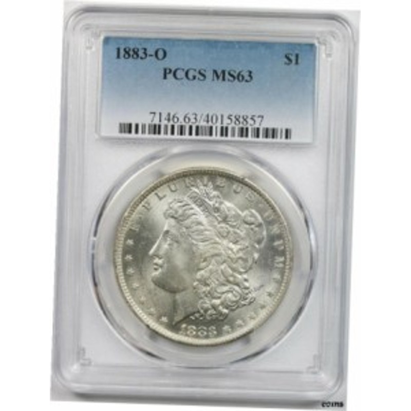 品質保証書付】 アンティークコイン NGC PCGS 1883年-O $1 PCGS MS 63