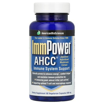American Biosciences, ImmPower® AHCC®，500 毫克，60 粒素食膠囊