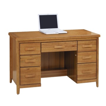 MUNA家居 愛莉絲柚木4.2尺書桌(332) 127X66.5X81.3cm