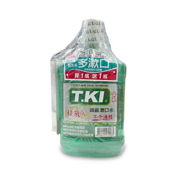 TKI鐵齒含氟抗敏感漱口水 350ML/瓶 買一送一優惠組 *健人館* 5788