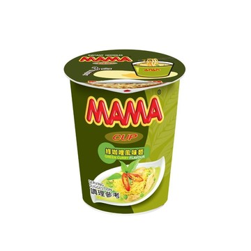 湯麵 【MAMA】泰式綠咖哩風味麵x36杯(60g/杯)