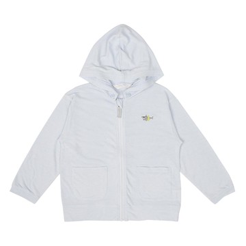 akachan honpo - 隔熱連帽外套-淺藍色