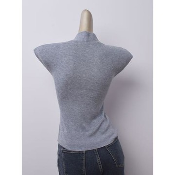 絕美氣質款~法式v領短袖針織t恤女春夏季新款修身顯瘦高級感上衣