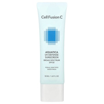 Cell Fusion C, 水生 UV 防護抗曬霜，適合所有膚質，SPF 50，1.69 液盎司（50 毫升）