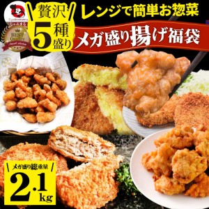 惣菜 福袋 《総重量2kg》そうざい お惣菜 揚げ物 冷凍 セット 唐揚げ コロッケ メンチカツ なんこつ 肉 お歳暮 新生活 ギフト 食べ物 食