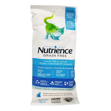 Nutrience 全齡貓 無榖養生貓 乾糧  6種魚  200g  1袋
